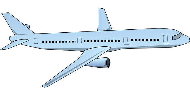 Commercial Jet Airliner Illustration - Free Clipart for Travel & Aviation Content