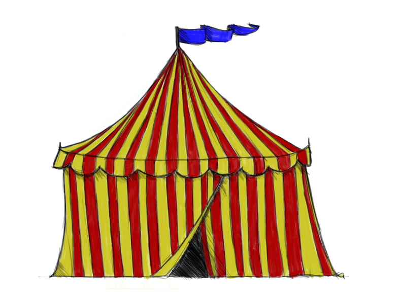 How-to-Draw-a-Circus-Tent-Step 