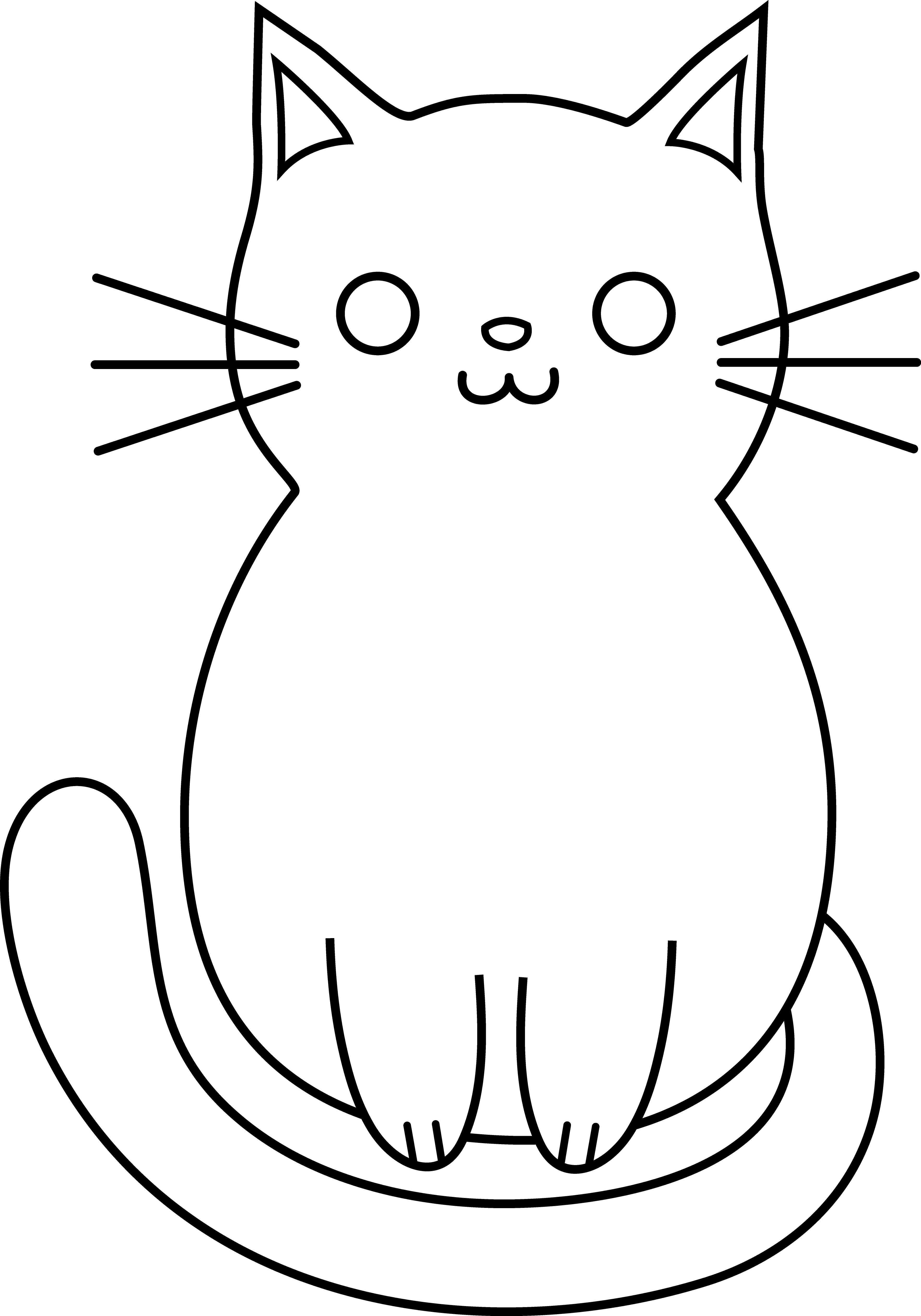 Puppy And Kitten Clipart Black And White | Clipart library - Free 