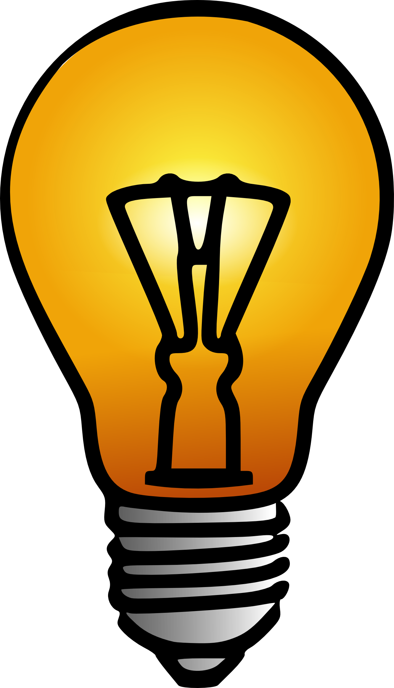 Clip Art: Light Bulb Bulb RSS openclipart.org  - Clipart library 