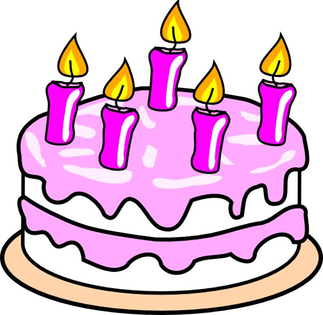 happy birthday cake pictures with candle | Free Reference Images