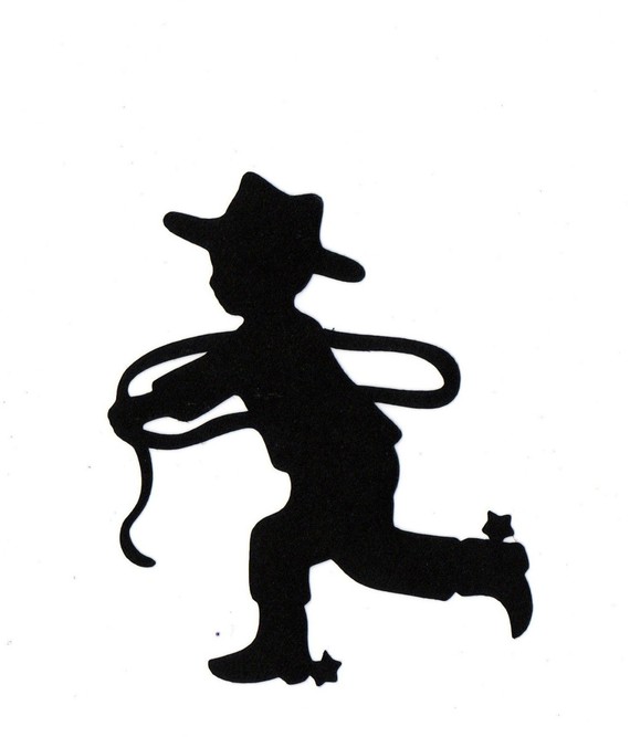 little cowgirl silhouette clip art