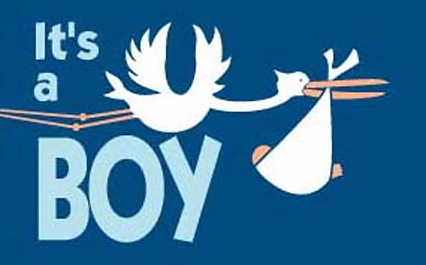 It’s a Boy - Celebratory Baby Announcement Graphic