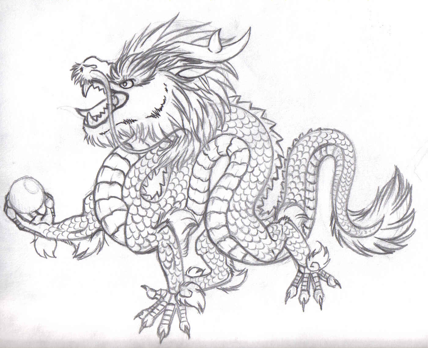 Chinese Dragon Drawing Images  Free Download on Freepik