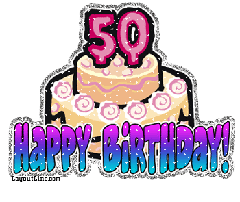 50 years happy birthday gif - Clip Art Library