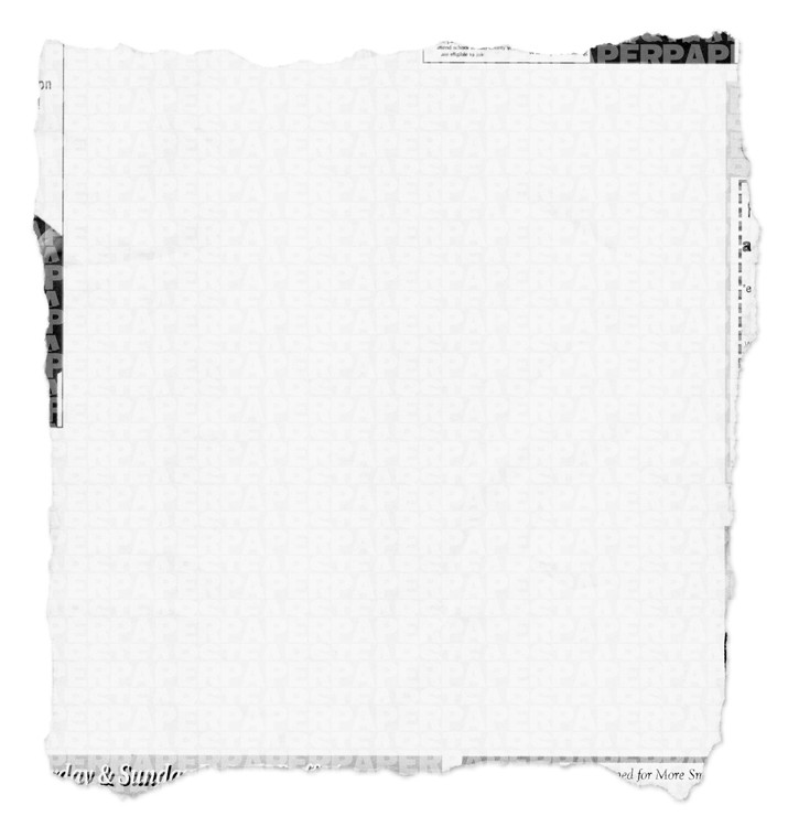 Square newspaper tear | Paper Tears