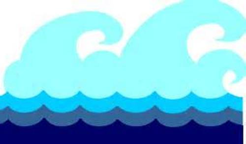 Ocean Wave Illustration - Clean Vector Design for Marine Themes
