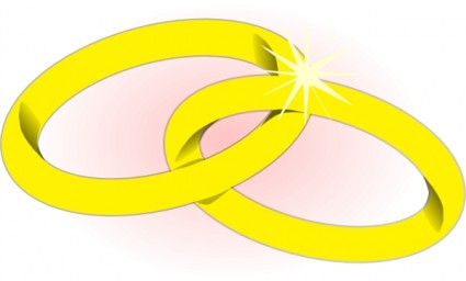 Golden Wedding Rings Symbolizing Love and Commitment