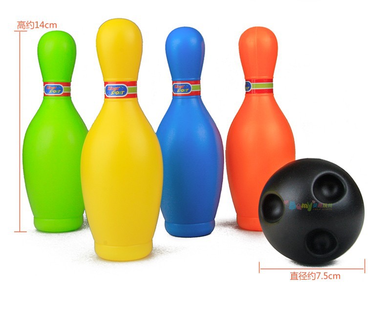 Best Selling! Baby colorful cartoon bowling play house toys 