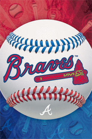 Atlanta Braves Official Baseball - Team Logo & Signature Design