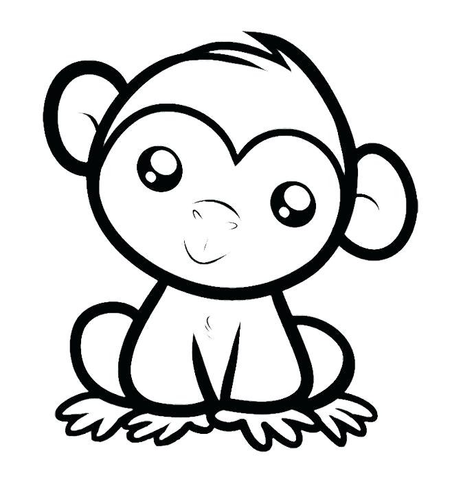 Pin by anaïs on Dessin kawaï | Monkey drawing cute, Cute kawaii drawings, Monkey  drawing