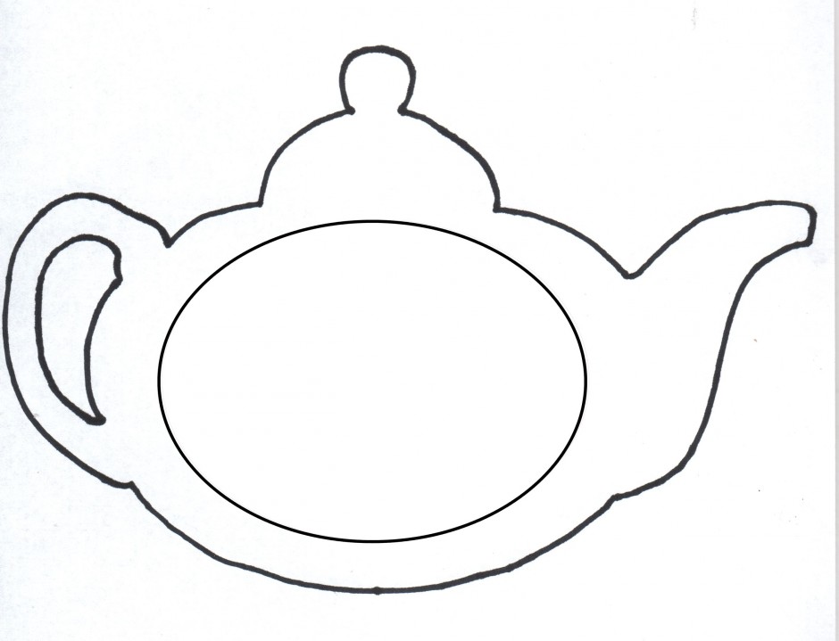 Teapot Coloring Page Clipart library 268197 Teapot Coloring Page