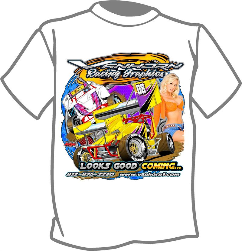 VanHorn Racing Graphics T-Shirt - Sprint Car & Motorsport Apparel