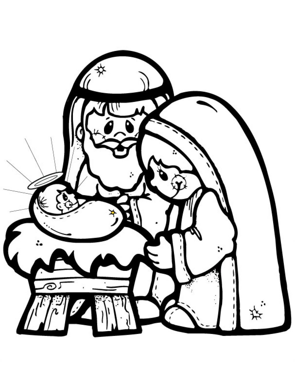 Nativity scene coloring page - Coloring Pages  Pictures - IMAGIXS