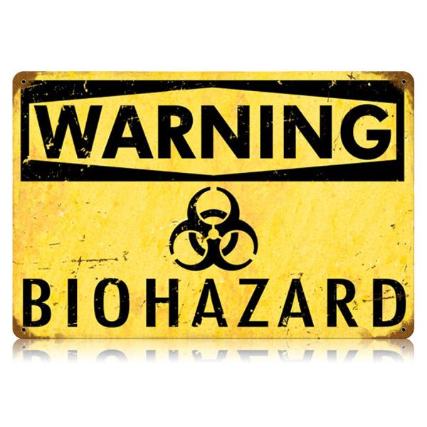 Warning Biohazard Clip Art Library