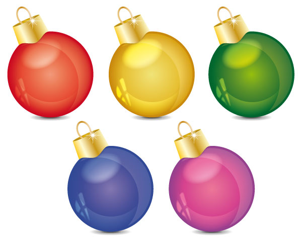 christmas baubles clipart - Clip Art Library