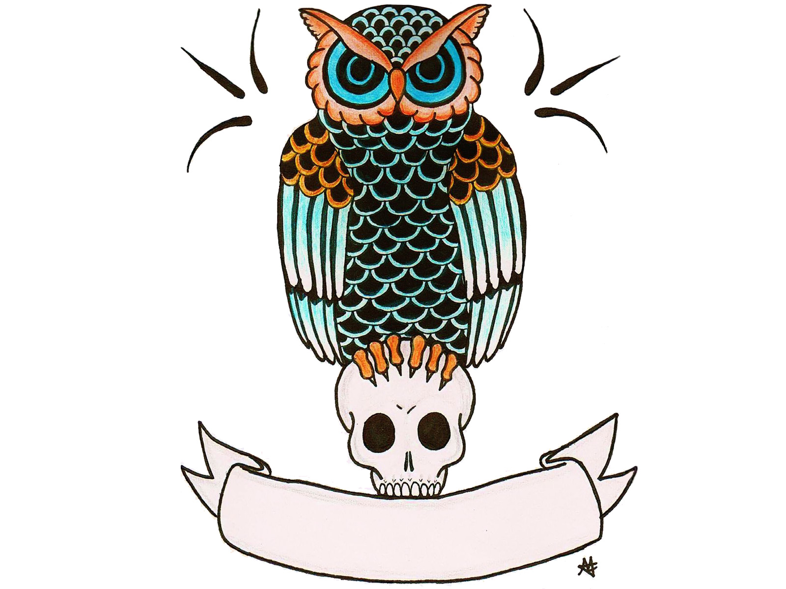 9. The Golden Owl Tattoo - wide 9