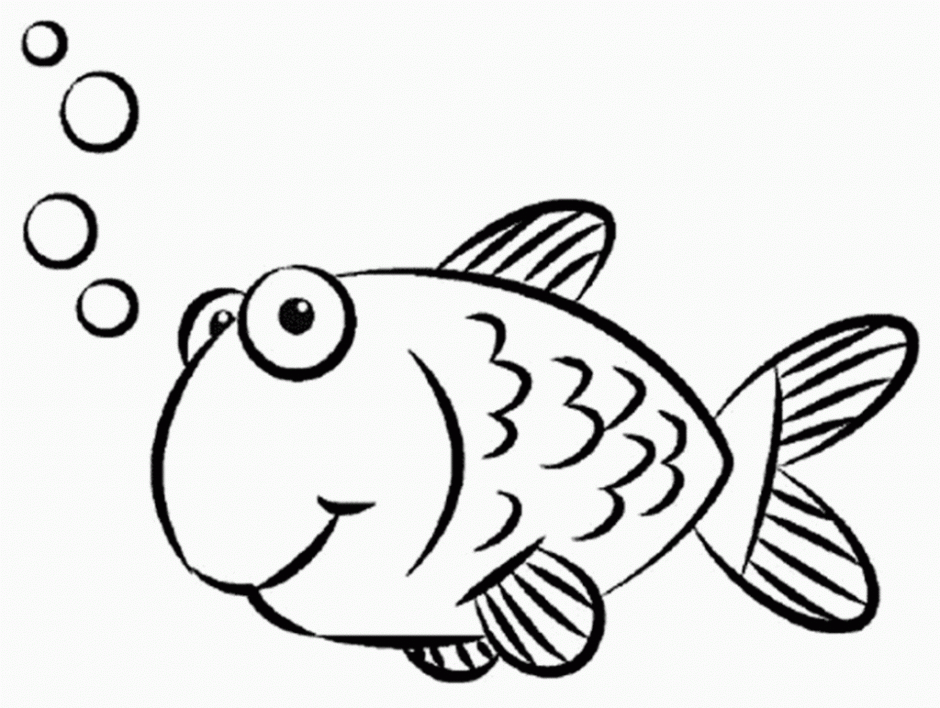 Back Print This Goldfish Color Page More Animal Coloring Pages 