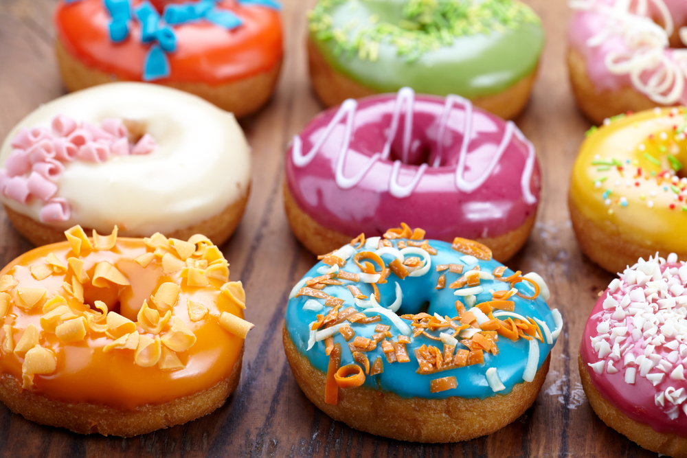 Assorted Gourmet Donuts - Vibrant, Tasty Treats for Every Craving