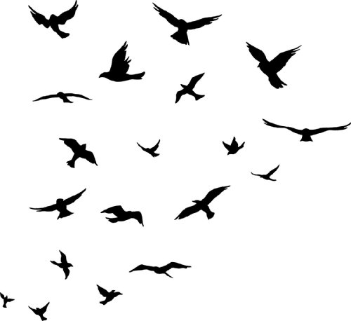 Bird Silhouette Tattoo Design - Clipart library