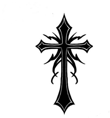gothic cross tattoo designs - Clip Art Library
