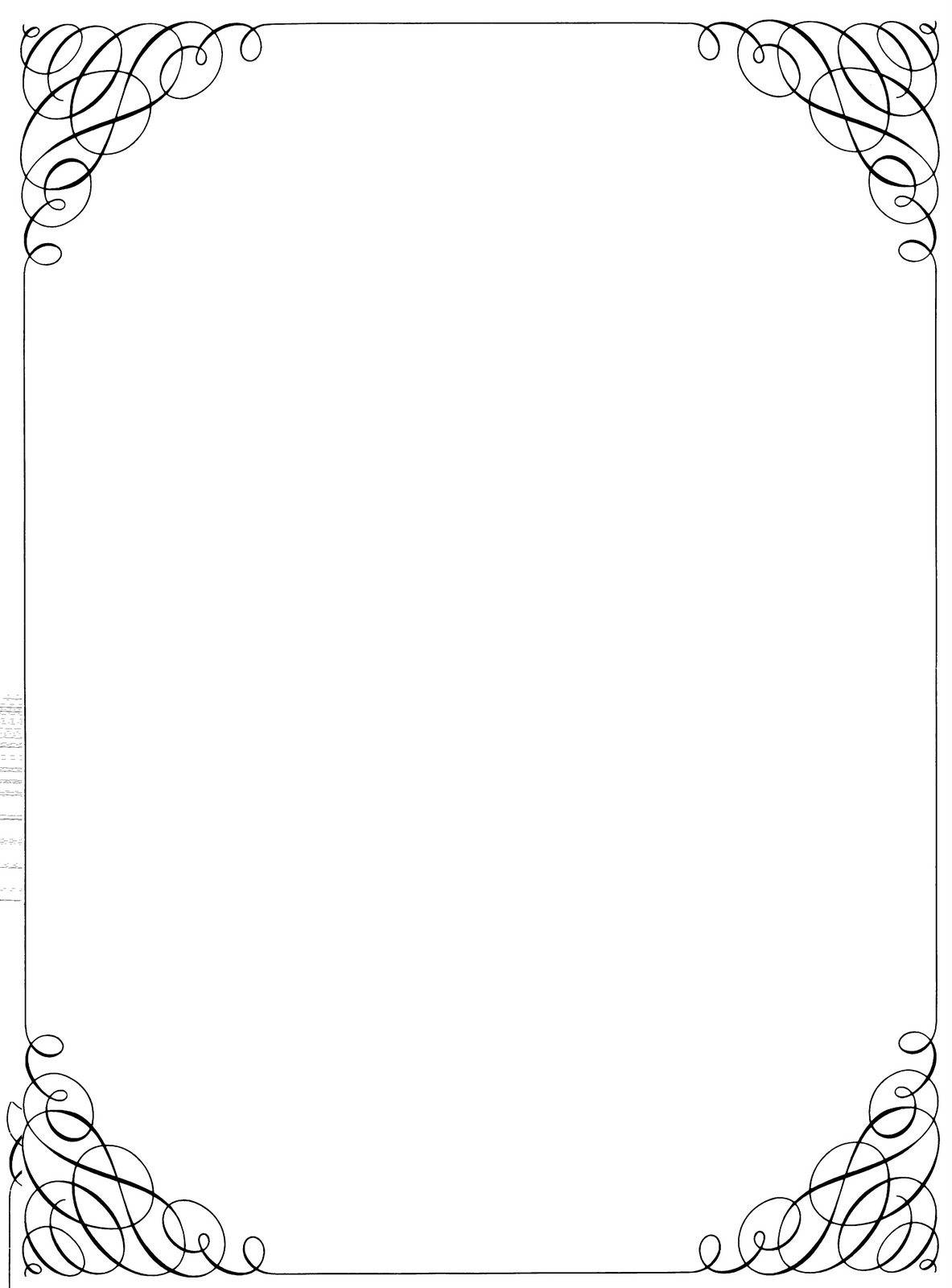 Free Clip Art Frame Borders Viewing Gallery For Vintage Frame 