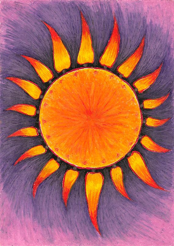 Sun  Drawing Skill