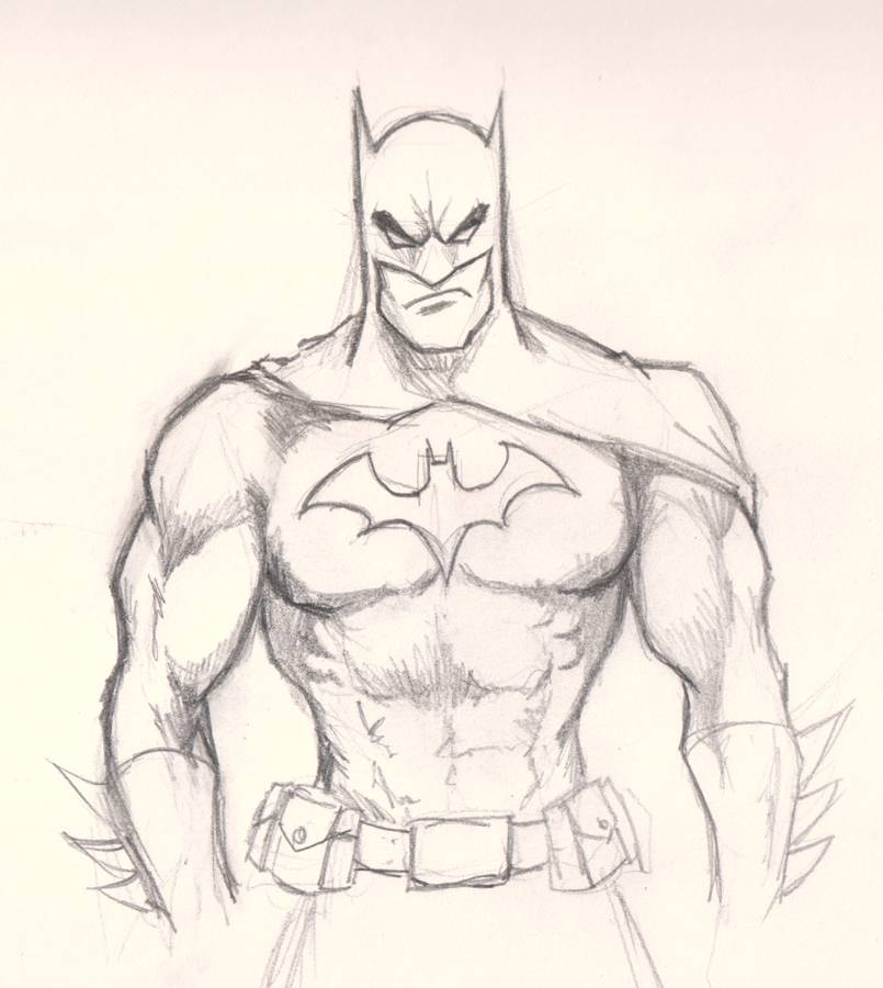 batman drawing - Clip Art Library