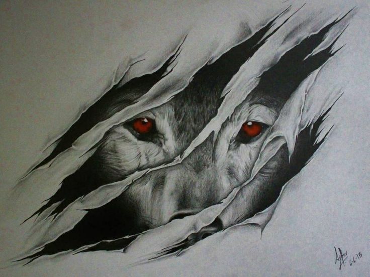 Grinning Dire Wolf sketch by silverhyenaart -- Fur Affinity [dot] net
