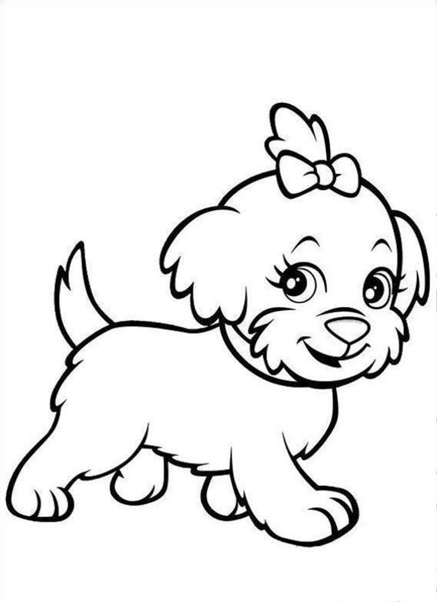 Free Dog Coloring Pages for Kids & Adults
