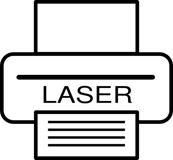 Laser Printer clip art - vector clip art online, royalty free 