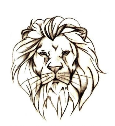 Lion Tattoo Style #26
