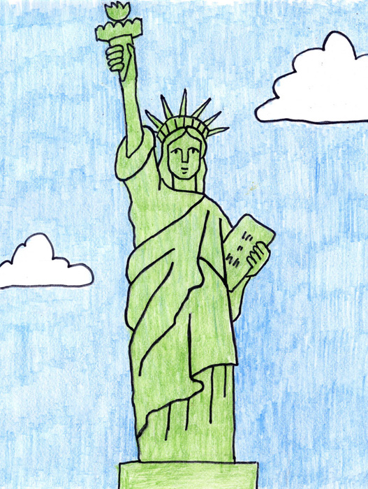 Exemplary Tips About How To Draw Lady Liberty - Fewcontent