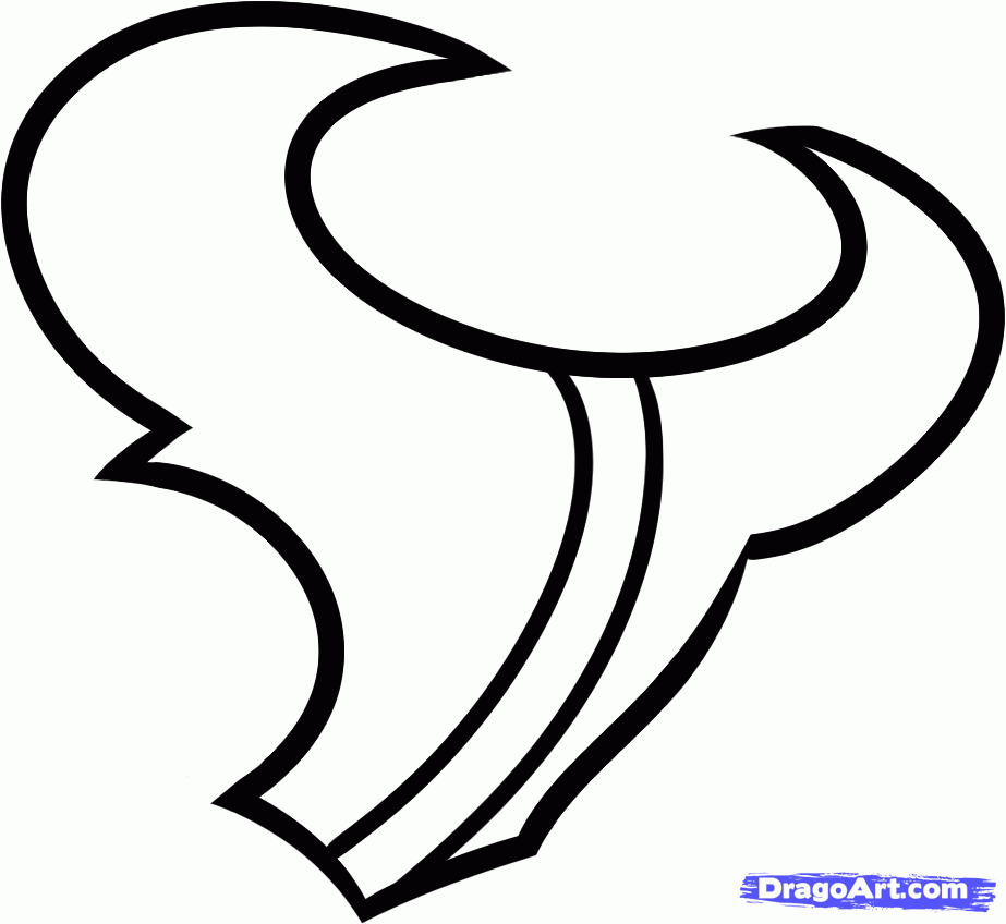 texans+football+logo | How to Draw the Houston Texans, Step by 