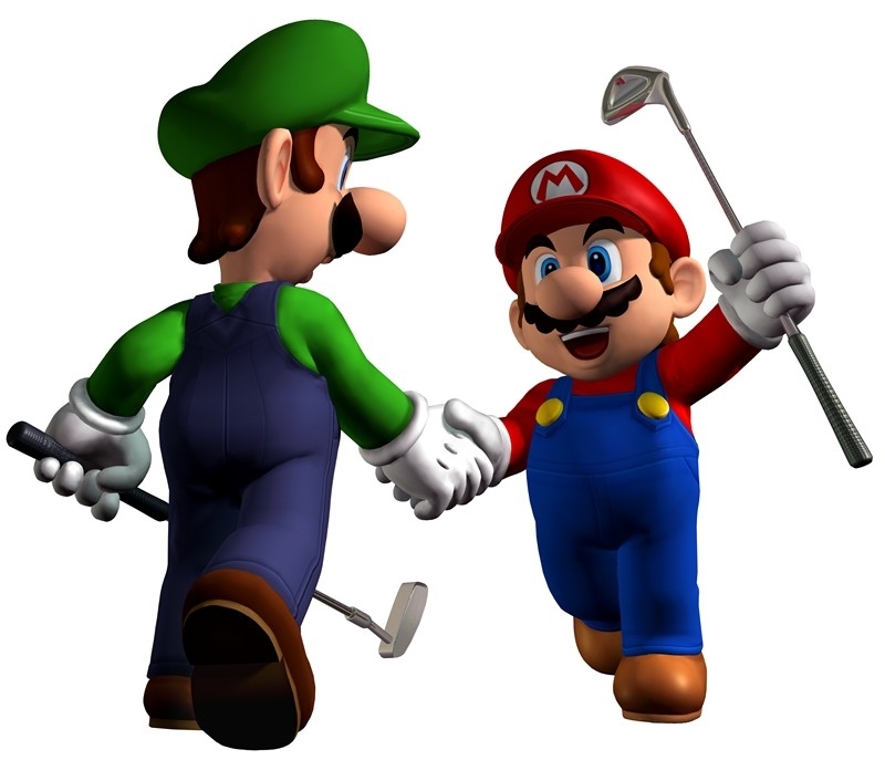 Mario and Luigi golfing - Mario and Luigi Photo (9298222) - Fanpop