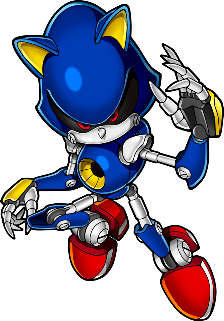 Png Metal Sonic Sonic Generation - Clip Art Library