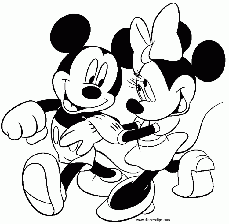 mickey mouse and friends Colouring Pages