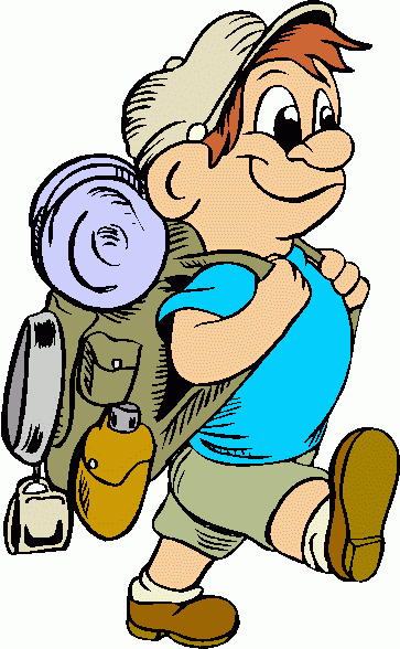 people camping clipart pictures