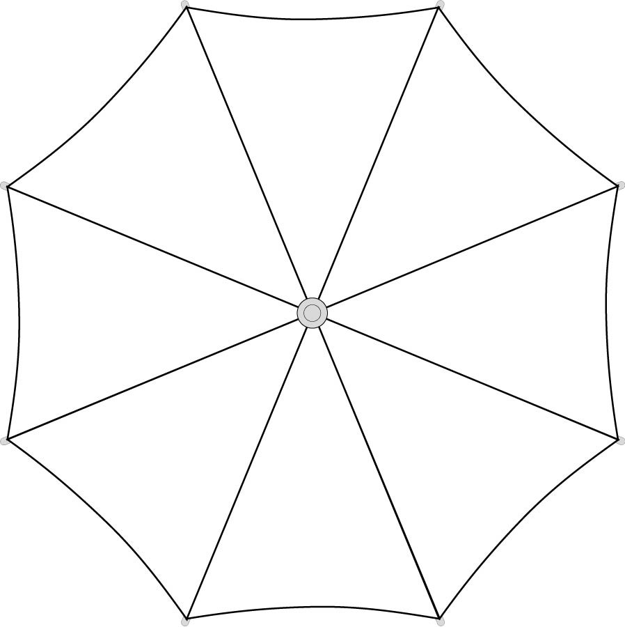 Printable Umbrella Pattern - Printable World Holiday