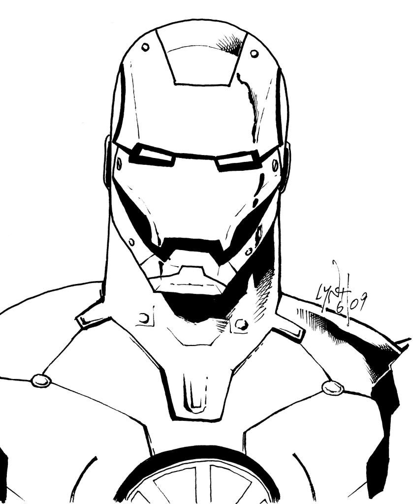 Iron Man The Avengers - Best Coloring pages | Creative Coloring Pages