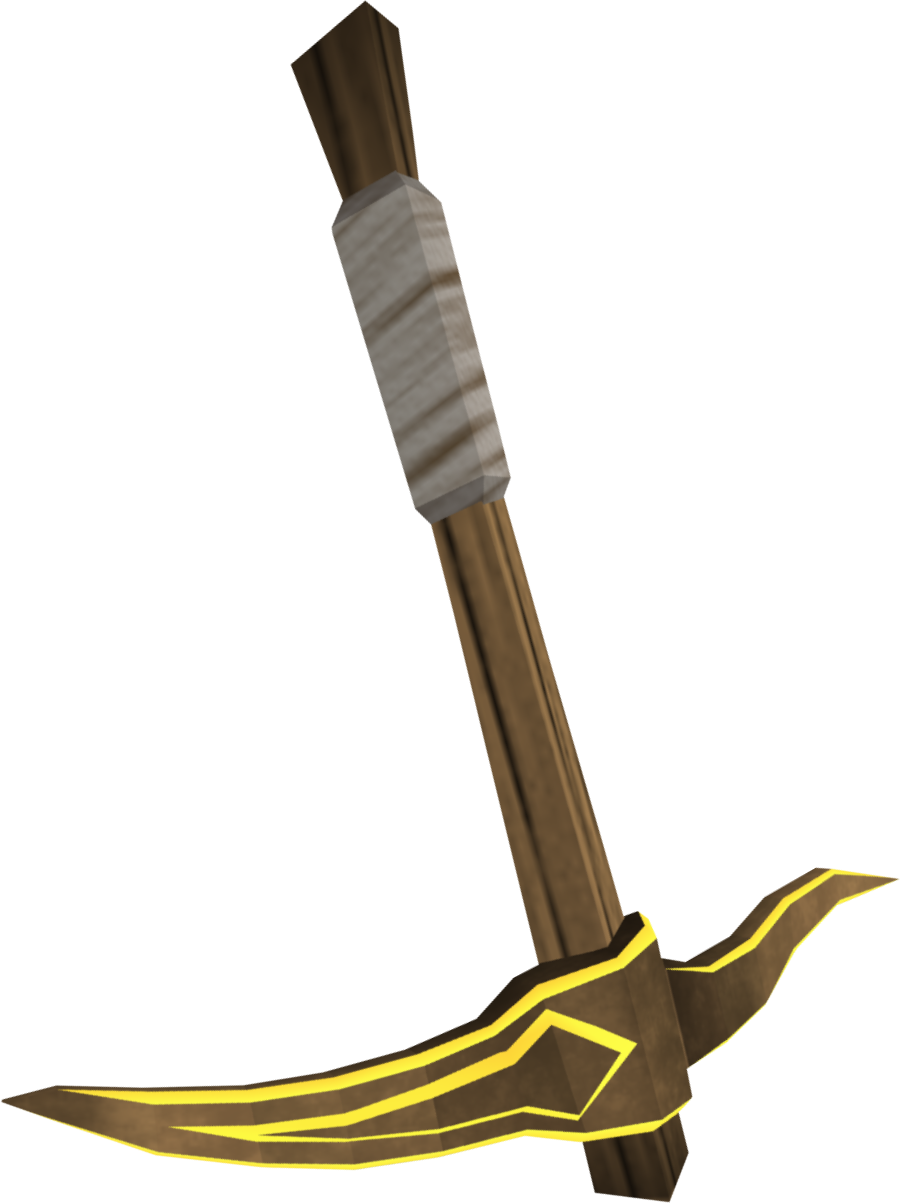 Gilded bronze pickaxe - The RuneScape Wiki