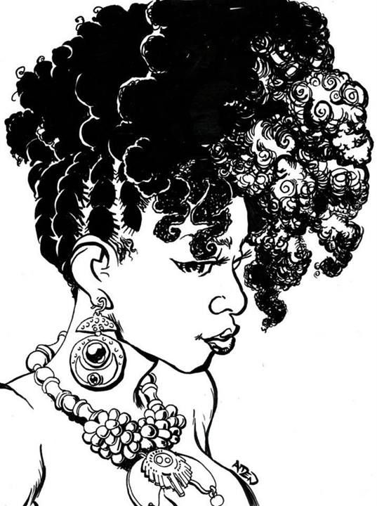 Black Girl Natural Hair Cartoons | Naturally Beautiful Hair Blog 