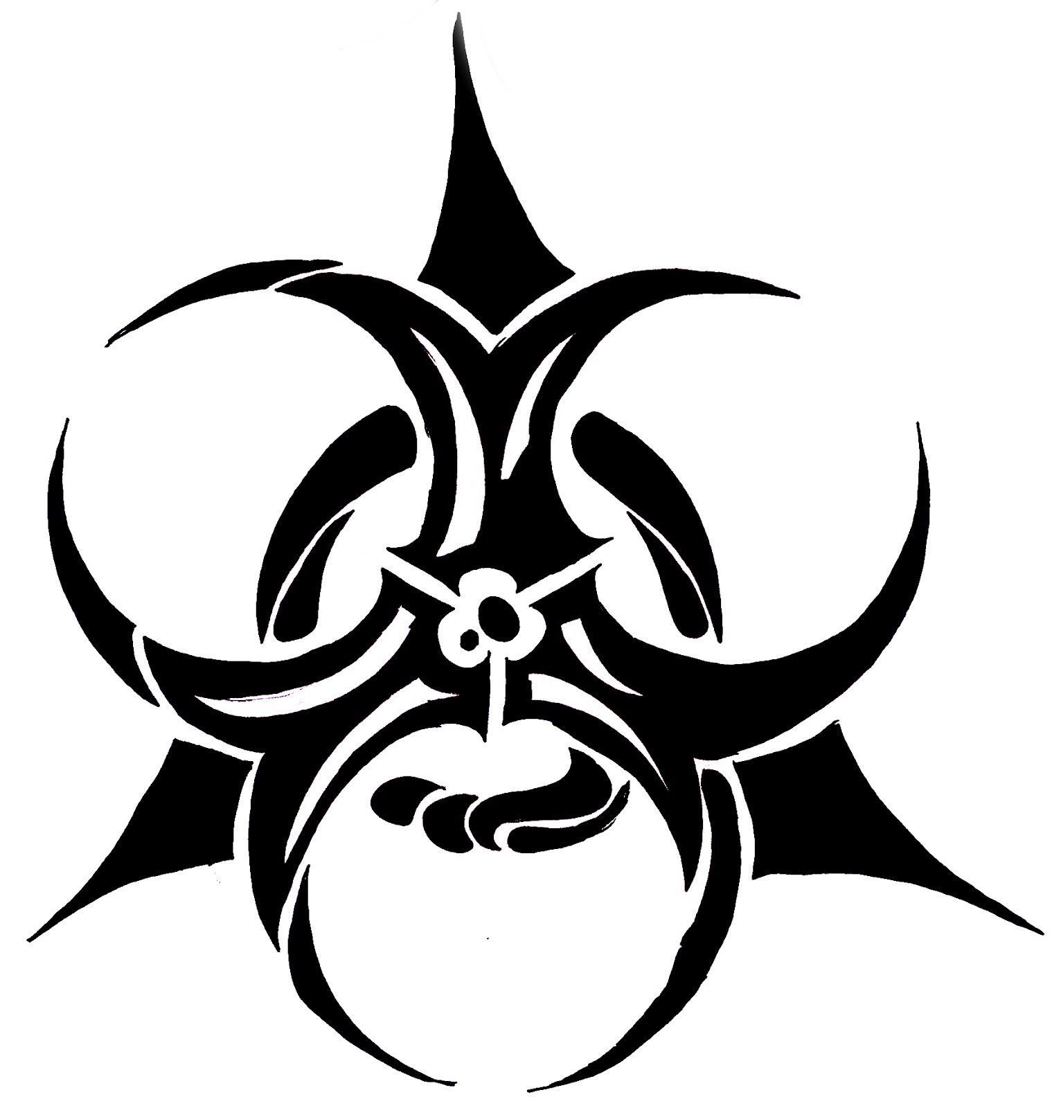 Elegant Biohazard Symbol Tattoo | Tattoomagz.com › Tattoo Designs /  Ink-Works Gallery › Tattoo Designs / Ink… | Biohazard symbol, Biological  hazard, Biohazard sign