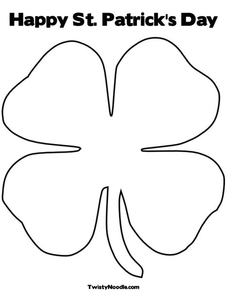 easy st patricks day coloring pages - Clip Art Library