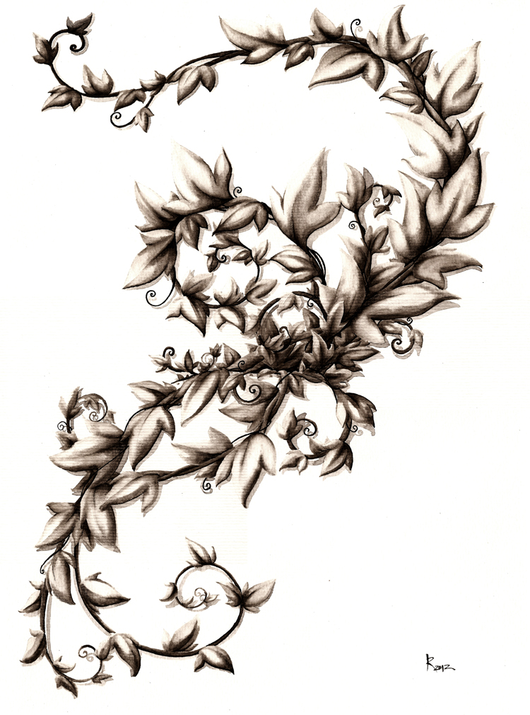 Pin by Jennifer Jacob on Sleeping Beauty  Rose vine tattoos Vine tattoos Thorn  tattoo