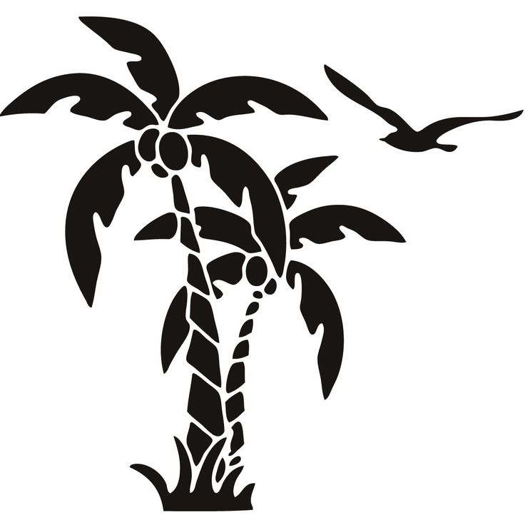 Palm Tree SCAL SVG | Silhouette | Clipart library
