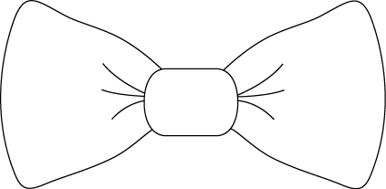 White Bow Tie Clip Art - White Bow Tie Image