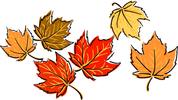 fall leaves cartoons