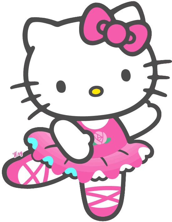 Clipart library More Like Hello  Kitty  Ballet 3 en PNG  by 