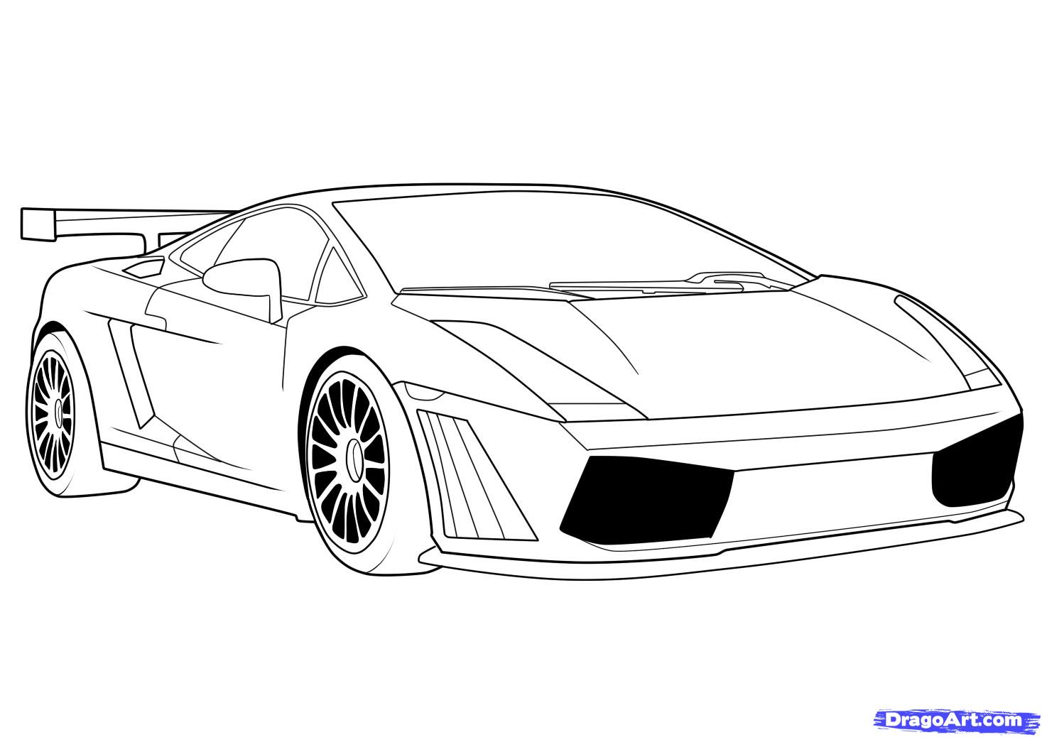 new cars drawings